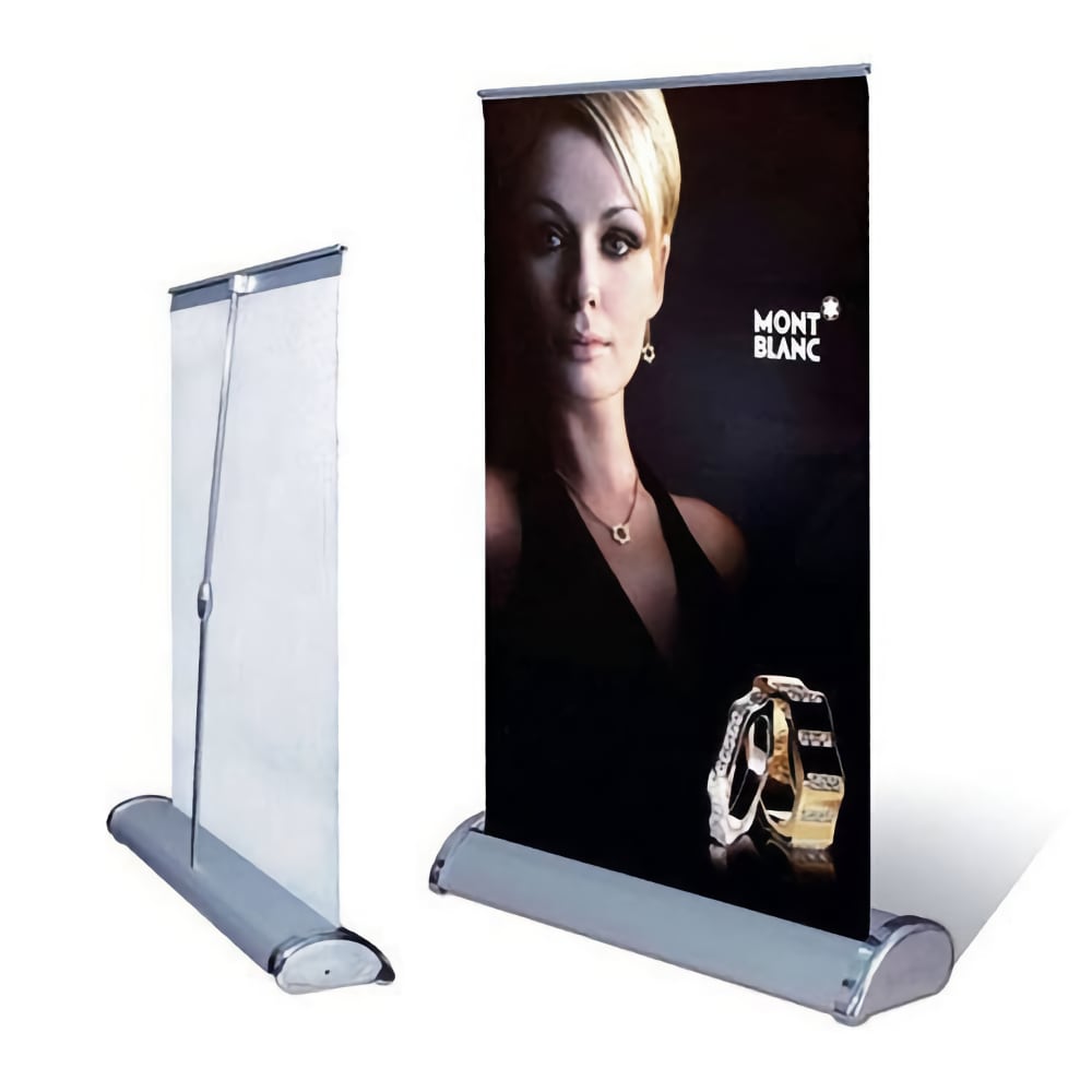 Mini roll-up banners